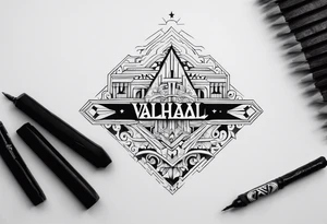 Valhalla steps tattoo idea
