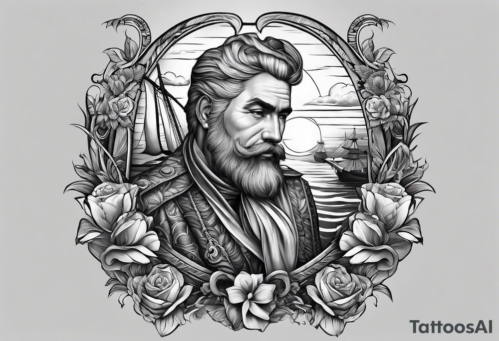 A person being misunderstood 
Full detailed sleeve tattoo idea