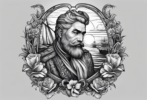 A person being misunderstood 
Full detailed sleeve tattoo idea
