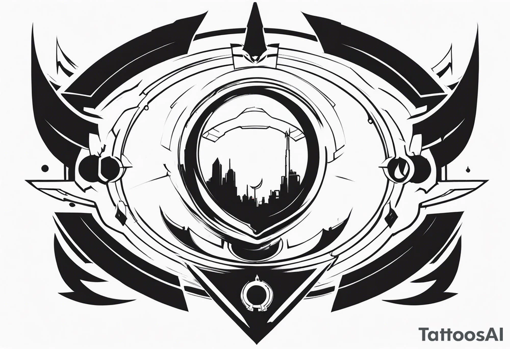 Halo video game tattoo tattoo idea