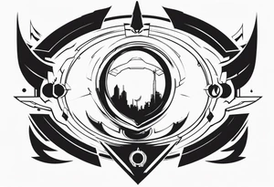 Halo video game tattoo tattoo idea