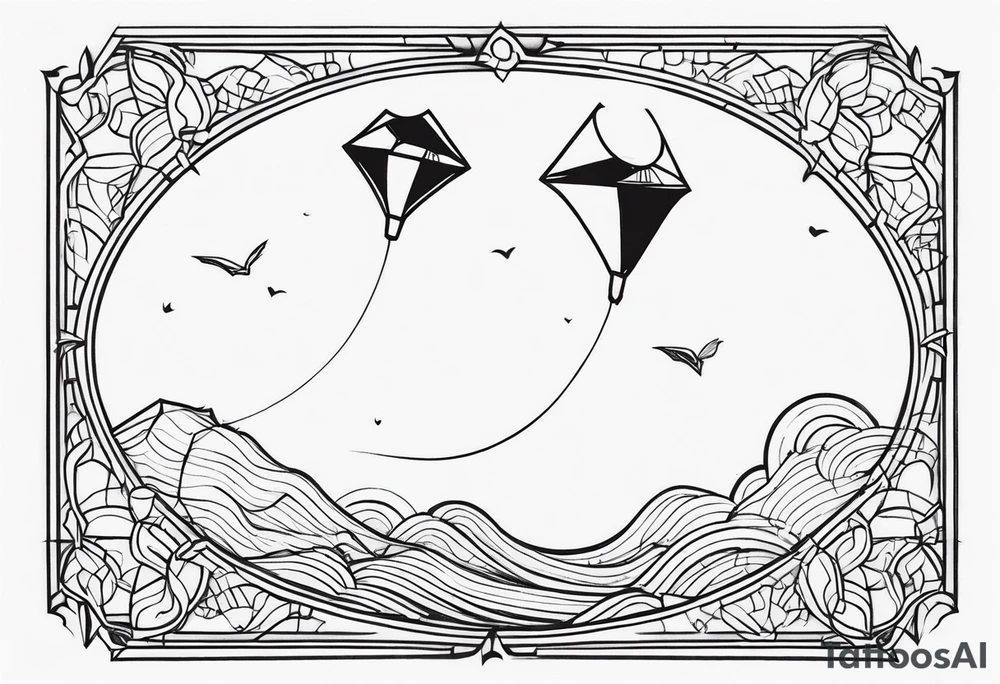 kite tattoo idea