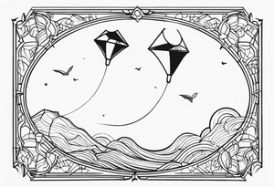 kite tattoo idea