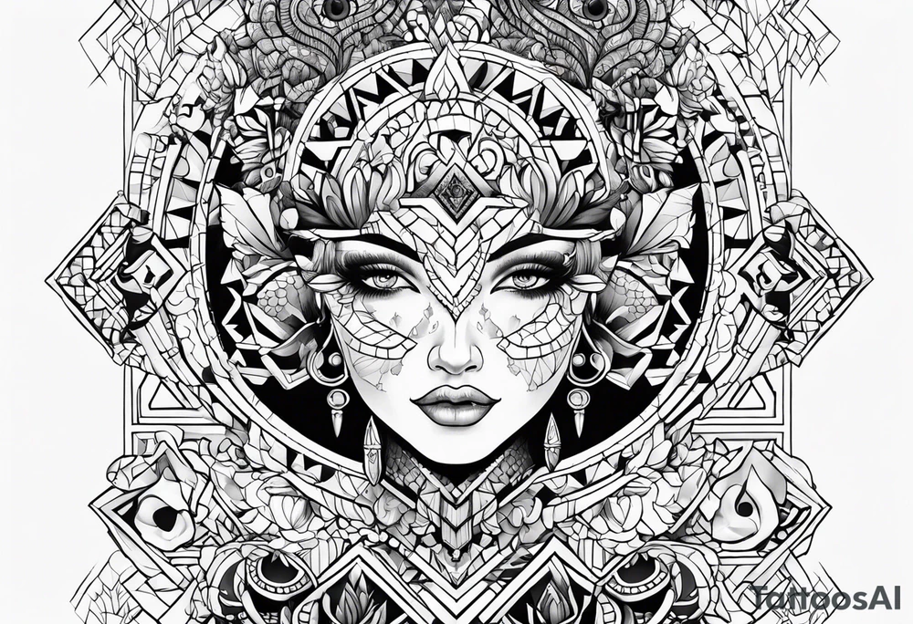 Control with emotion buttons tattoo idea