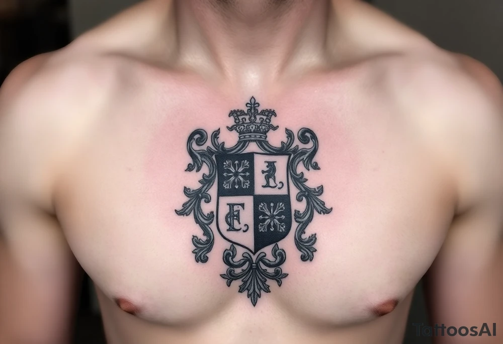Smith, Irish family crest very intricate tattoo idea