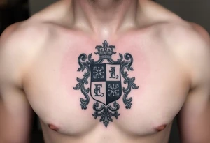 Smith, Irish family crest very intricate tattoo idea