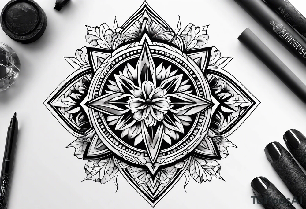 Danish half sleeve tattoo idea