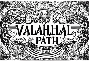 Valhalla path tattoo idea
