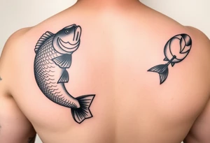Father daughter fishing tattoos tattoo idea