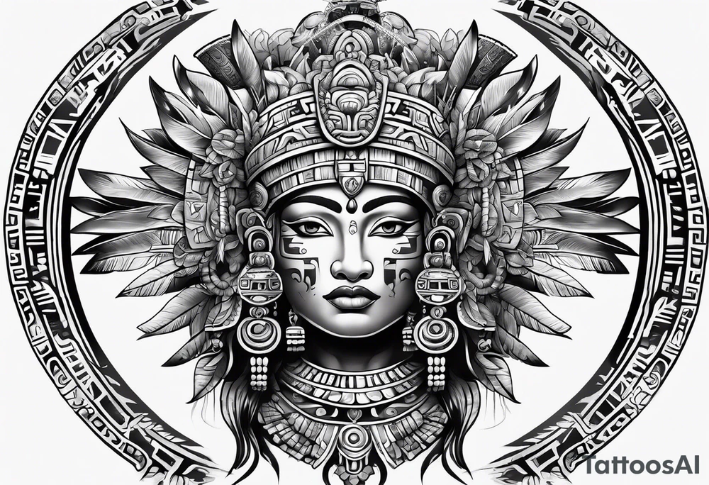 Mayan tattoo idea