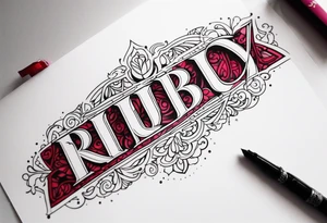 Ruby tattoo idea