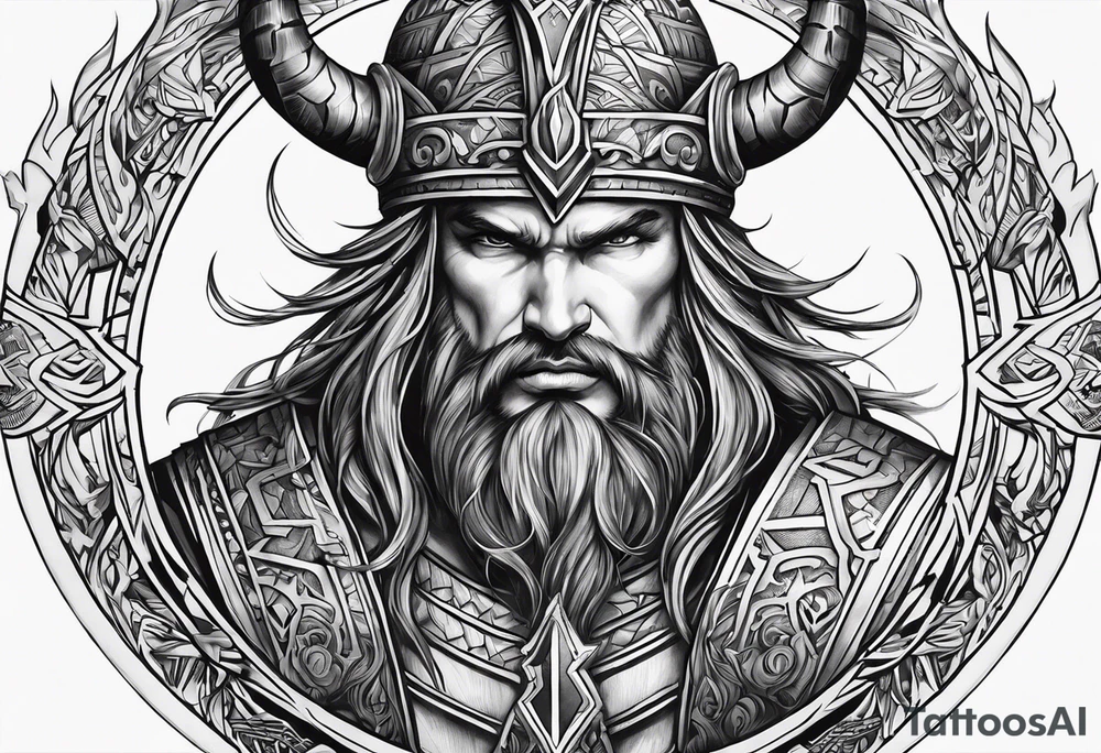 Valhalla lightning tattoo idea