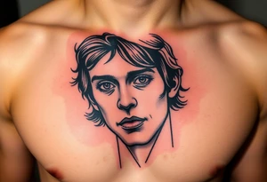 A clockwork orange movie related tattoo with alex face tattoo idea