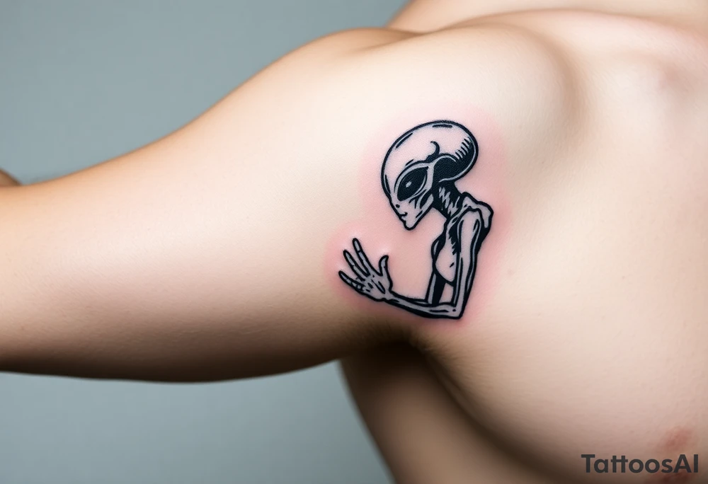 Aliens, drugs, and sex tattoo idea