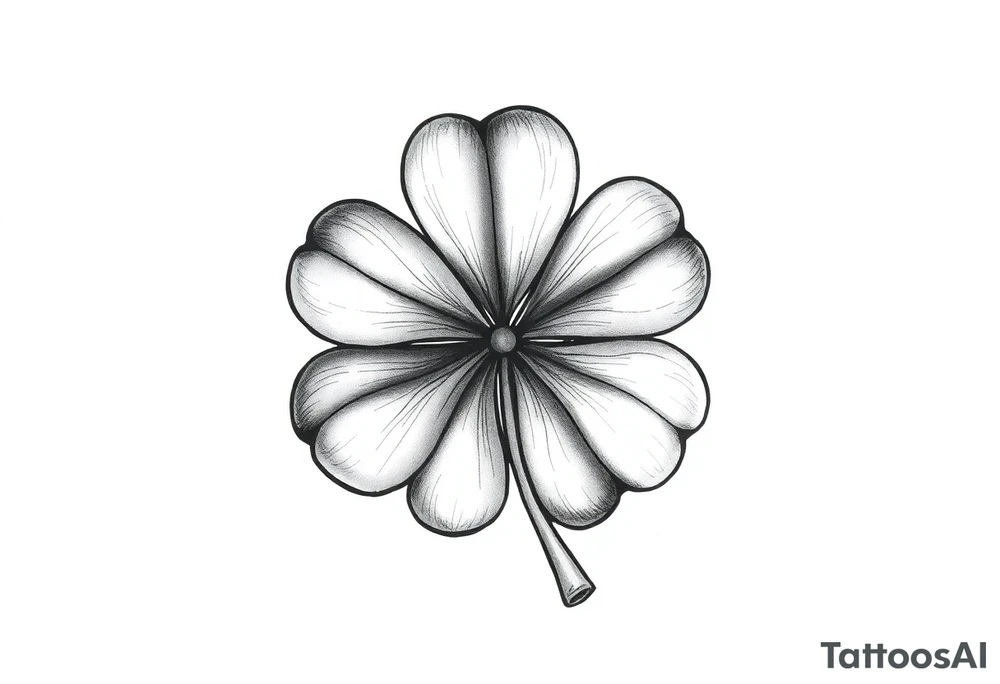 Irish clover tattoo idea