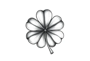 Irish clover tattoo idea