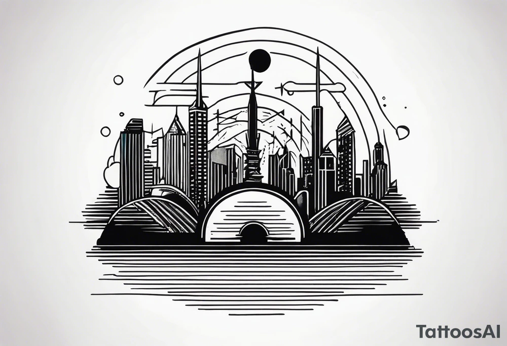 noise signal tattoo idea