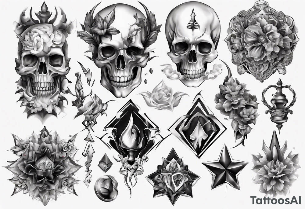 Тату рукав мужской tattoo idea