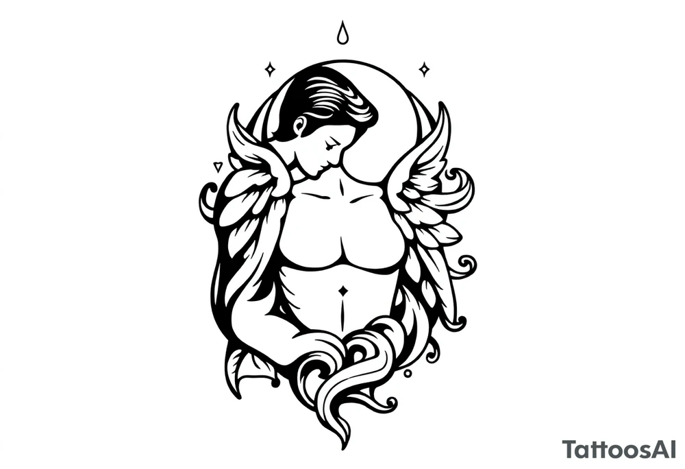 small one. not too much girly. symbol of the alone people who can warm himself tattoo idea