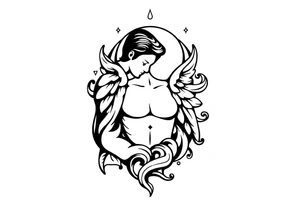 small one. not too much girly. symbol of the alone people who can warm himself tattoo idea