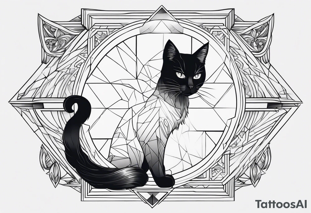 Black Cat tattoo idea