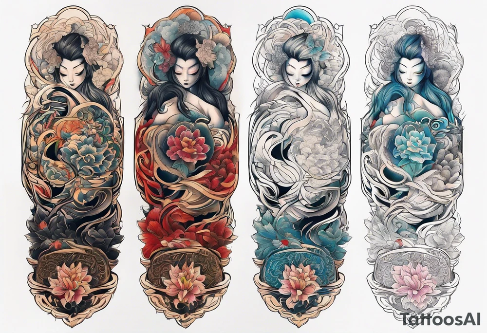 Reincarnation forearm tattoo tattoo idea