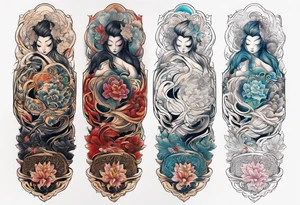 Reincarnation forearm tattoo tattoo idea