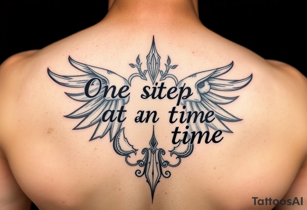 One step at a time saying tattoo idea