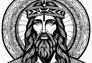Religious, cross, jesus, powerful tattoo idea