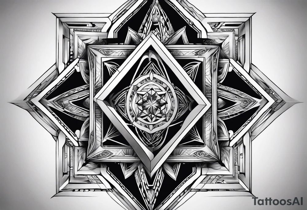 Metatron's cube tattoo idea