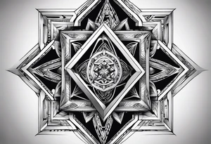 Metatron's cube tattoo idea