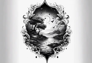 puddle tattoo idea