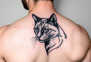 Black Cat tattoo idea