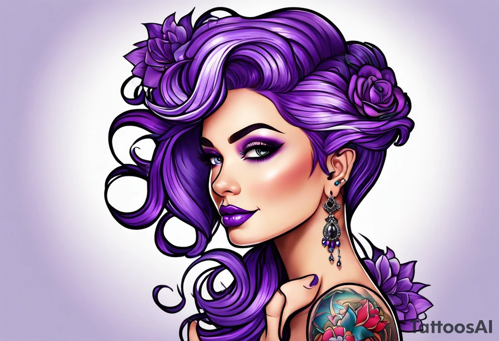 I purple you tattoo idea
