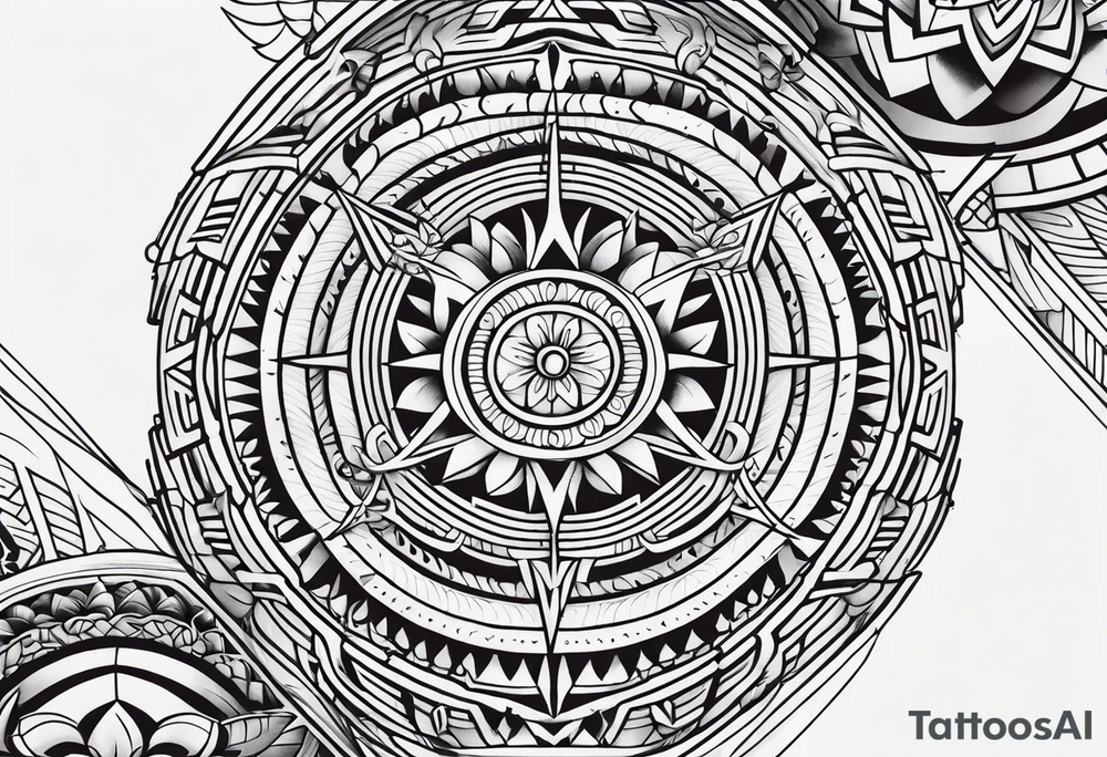 traditional Hawaiian tattoo idea