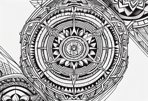 traditional Hawaiian tattoo idea