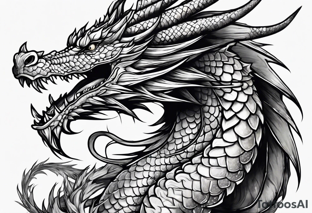 Dragon tattoo idea