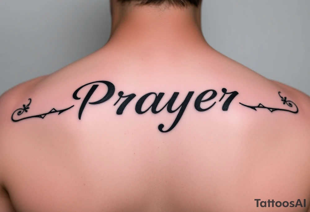 Prayer tattoo idea