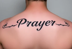 Prayer tattoo idea