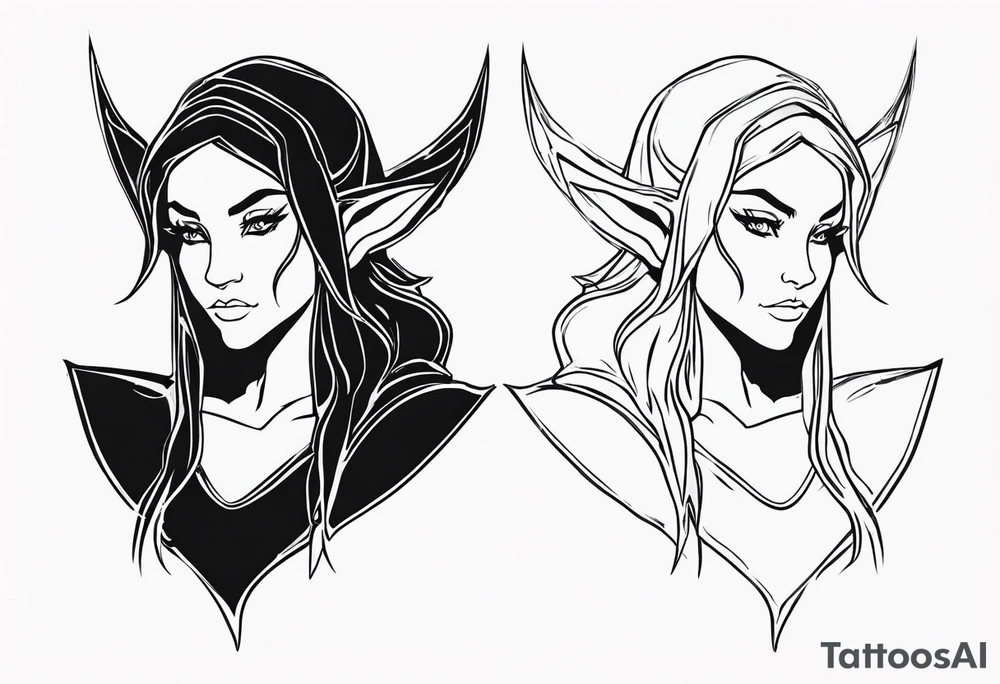 elves tattoo idea