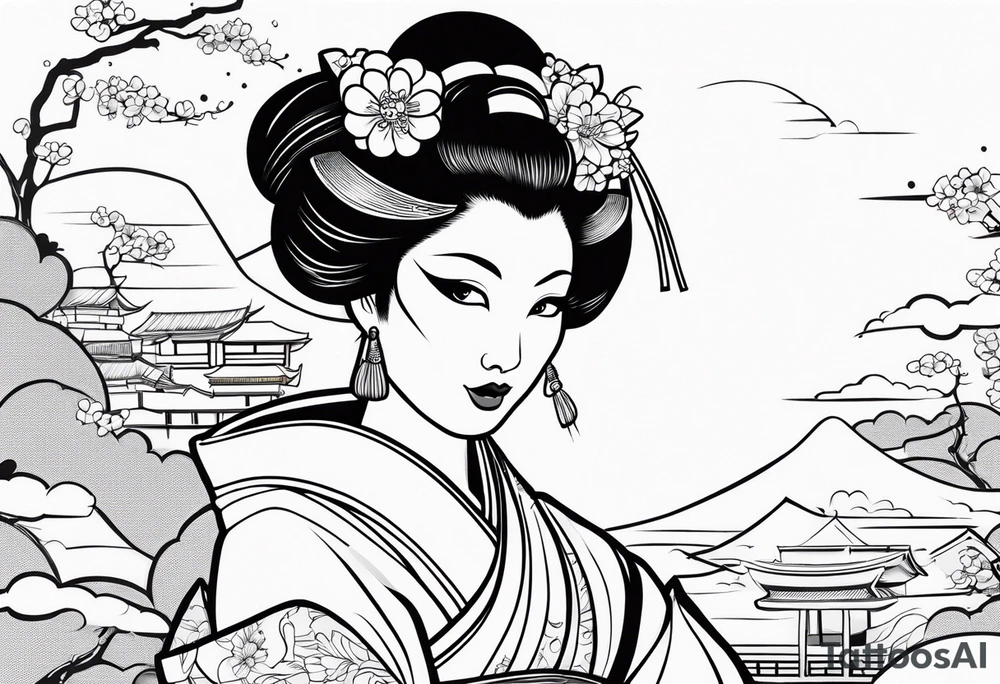 Geisha tattoo idea