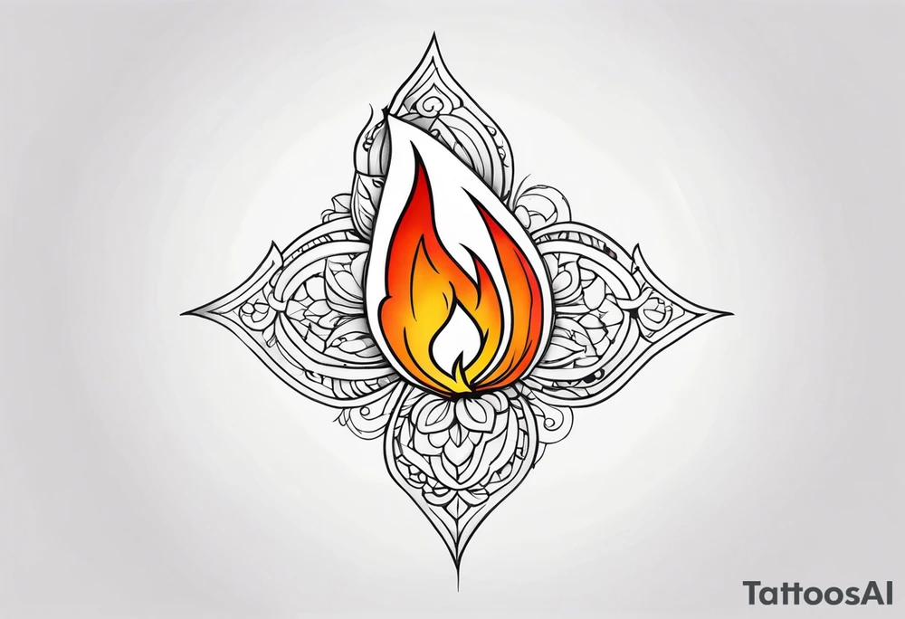 fire tattoo idea