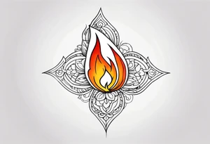 fire tattoo idea