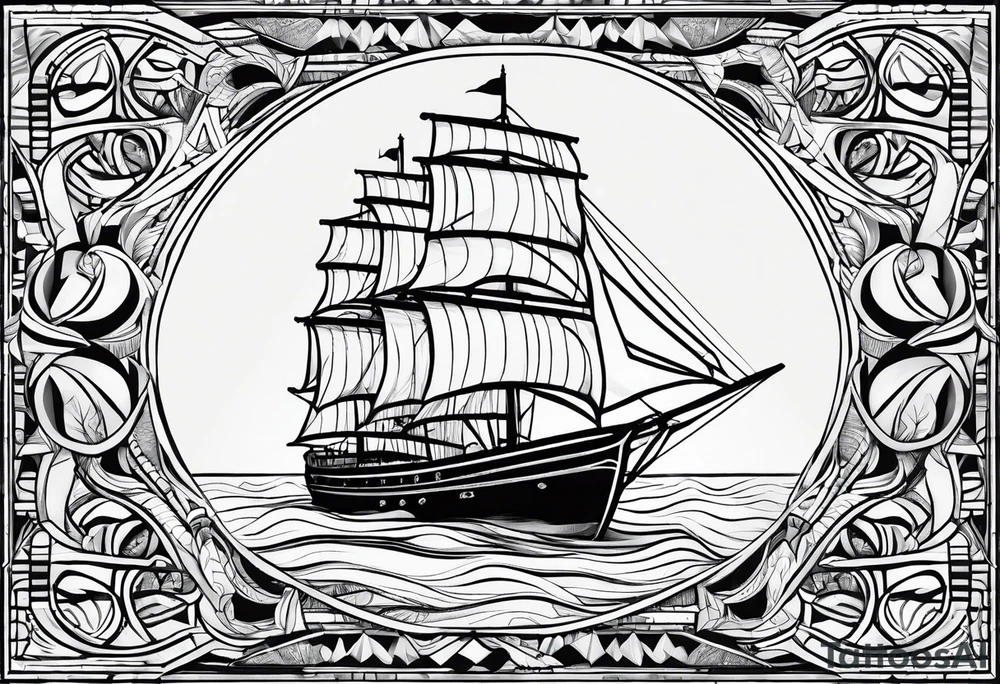front sailer. tattoo idea