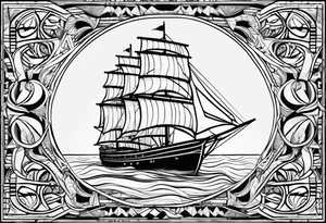front sailer. tattoo idea