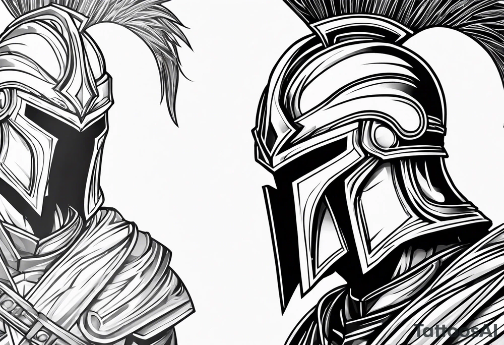 Spartan tattoo idea
