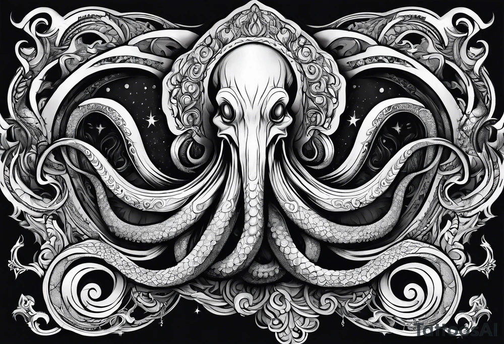 Chthulu forearm tattoo tattoo idea