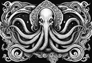 Chthulu forearm tattoo tattoo idea