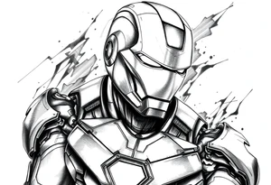 iron man tattoo idea