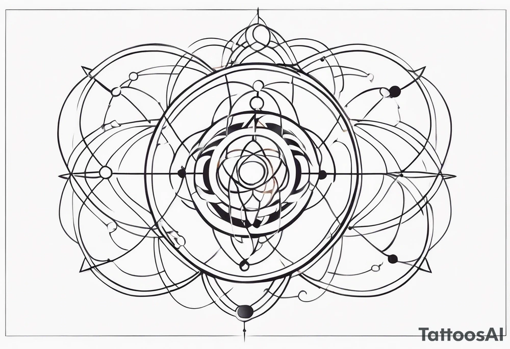long quantum atoms chain with spiritual elements tattoo idea long quantum atoms chain with spiritual elements tattoo idea